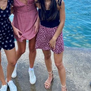 Floral Mini Skirt
